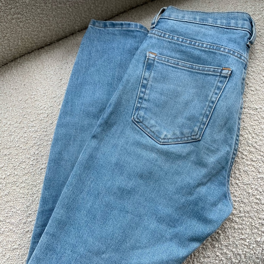 Everlane High rise skinny light wash jeans 24R